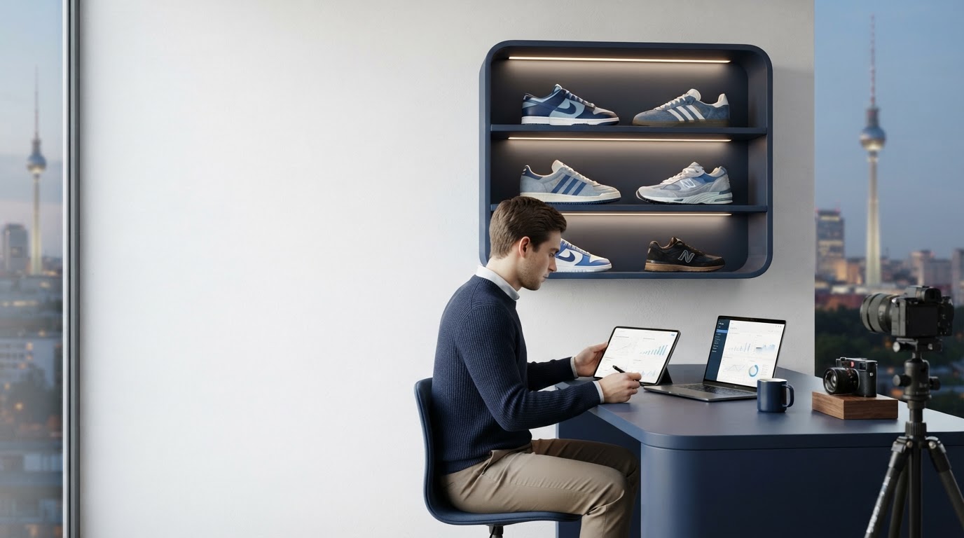 Sneaker Invest Visualisierung von Echtzeit-Datenanalyse für Investitionsentscheidungen